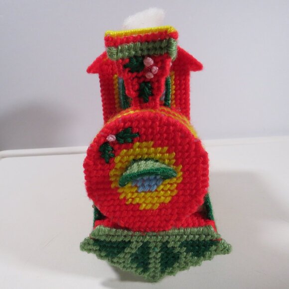 Vintage Plastic Canvas TRAIN set 1980s - Picture 4 of 15